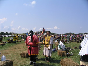 [Sir Gerhardt von Wuestenburg (middle, in white cap, mka: Greg Oliphant)]